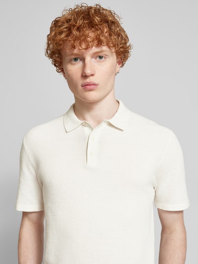 Jack & Jones Koszulka polo o kroju regular fit z wyhaftowanym logo model ‘GEORGE’ Biały 3