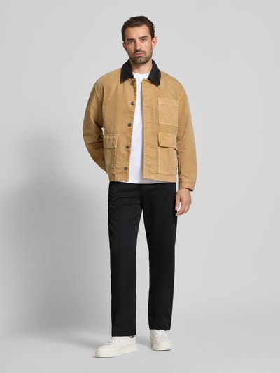 BOSS Orange Straight Leg Chino aus Baumwoll-Mix Black 1