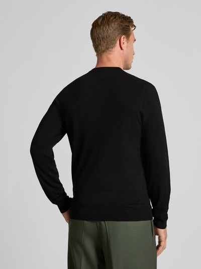 MCNEAL Strickpullover mit gerippten Abschlüssen Black 5