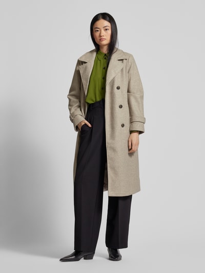 Vero Moda Trenchcoat Reverskragen Modell 'FORTUNEVEGA' Taupe 1