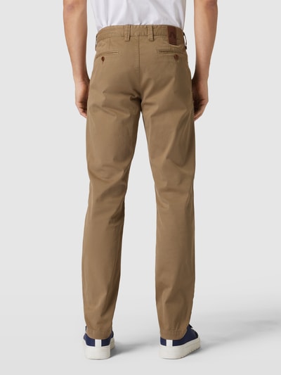 Alberto Slim fit broek met steekzak in beige online kopen P C