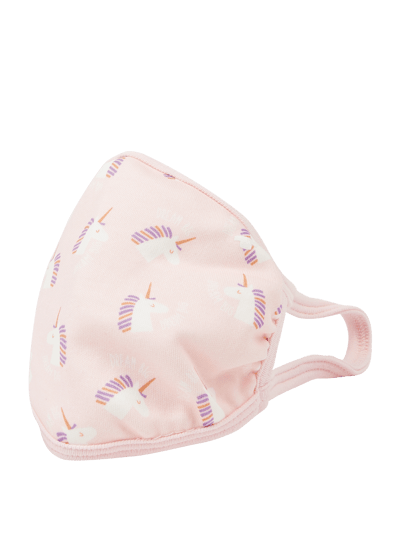 Tom Tailor Mond-neusmasker met all-over motief voor kinderen  Roze - 1