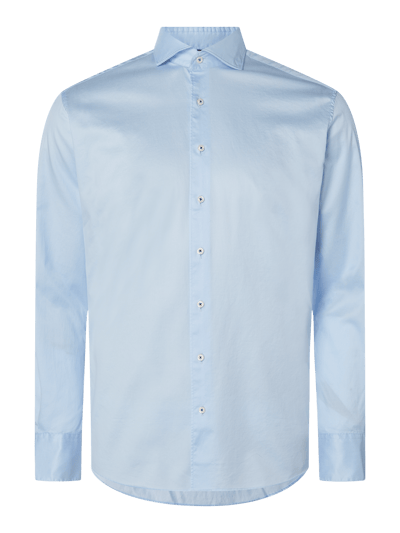 Eterna Regular Fit Business-Hemd aus Twill Bleu 2