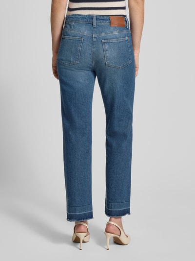 Luisa Cerano Jeans im Used-Look mit Fransen Jeansblau 5