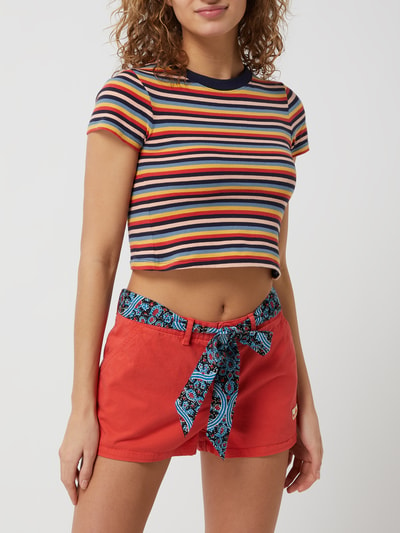 Superdry Cropped T-Shirt aus Baumwolle Gelb 4