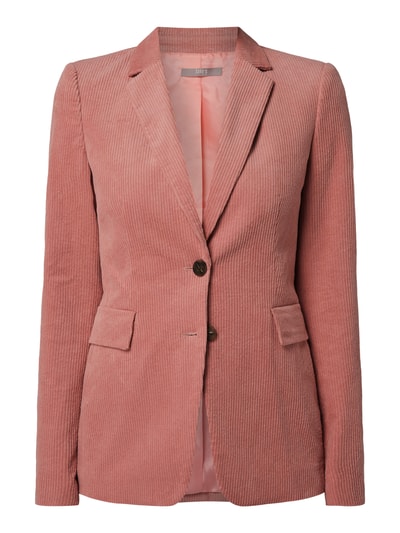 Jake*s Collection Blazer van corduroy met 2 knopen  Oudroze - 2