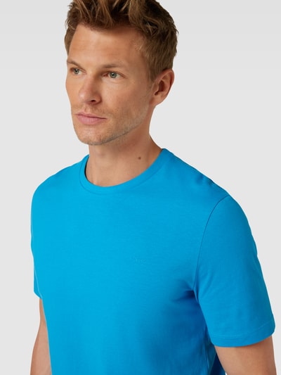 s.Oliver RED LABEL T-Shirt mit Label-Detail Modell 'BASIC' Aqua 3