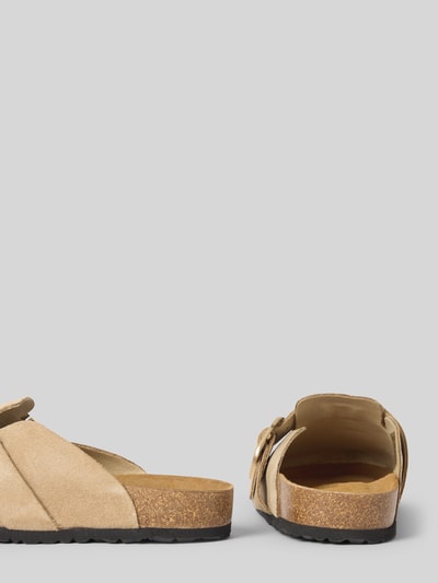 Tamaris Hausschuhe aus Leder in Schlupfform Taupe 2