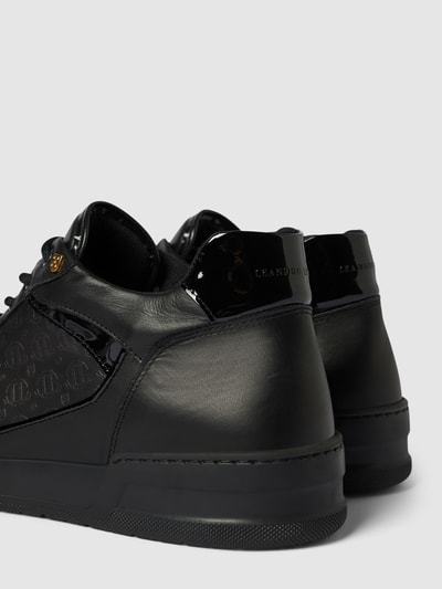 Leandro Lopes Sneaker mit Label-Details Modell 'Jordy' Black 2