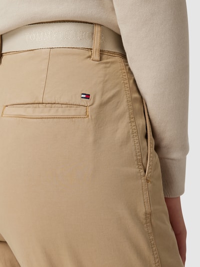 Tommy Hilfiger Stoffhose mit Stoffgürtel Beige 3