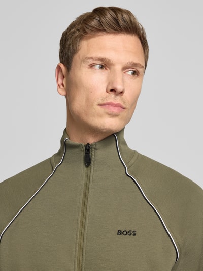 BOSS Green Regular fit sweatpak van katoenmix, model 'TRACKSUIT SET' Beige - 3