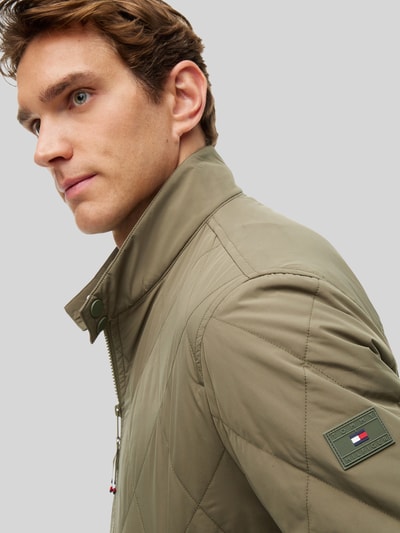 Tommy Hilfiger Regular fit gewatteerd jack met packbare binnenzak Olijfgroen - 3