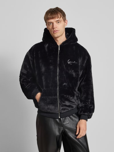 KARL KANI Sweatjacke mit Kapuze Black 4