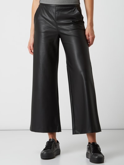 Raffaello Rossi Culotte in leerlook Zwart - 4