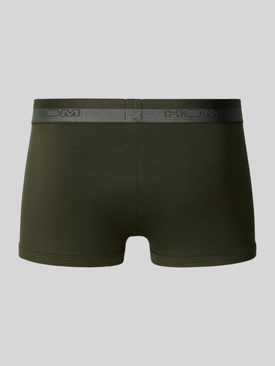HOM Trunks mit Label-Bund Khaki 3