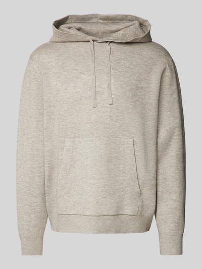 JAKE*S STUDIO MEN Hoodie aus Viskose-Mix Mittelgrau Melange 1