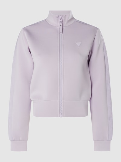 Guess Activewear Sweatjacke aus Scuba Modell 'Allie' Lila 2