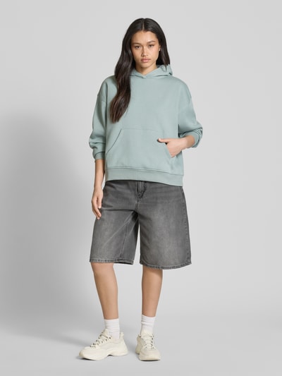 Only Relaxed Fit Hoodie mit Baumwollanteil Modell 'ADELE' Schilf 1