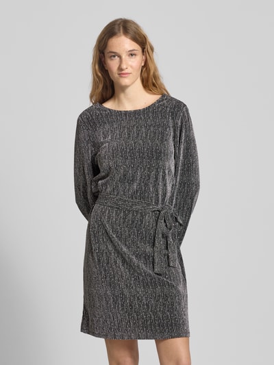 Pieces Loose Fit Minikleid mit Strasssteinbesatz Modell 'MAEVE' Black 4