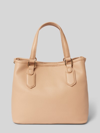 VALENTINO BAGS Handtas met labelapplicatie, model 'BRIXTON' Beige - 3