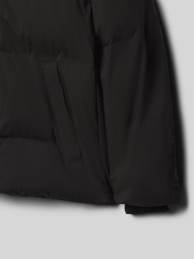 Jack & Jones Regular fit gewatteerd jack met capuchon, model 'Kaito' Zwart - 2