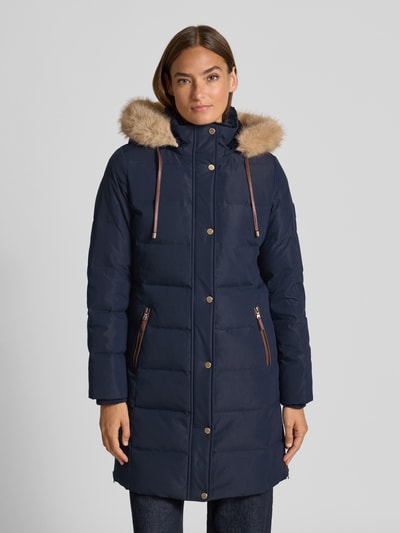Lauren Ralph Lauren Płaszcz puchowy z kieszeniami zapinanymi na zamek błyskawiczny Granatowy 4