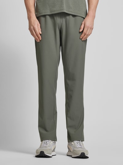 Joy Straight leg sweatpants met steekzakken Middengrijs - 4