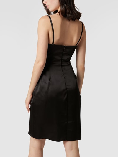 TROYDEN COLLECTION Cocktailkleid mit Spaghettiträgern Black 5