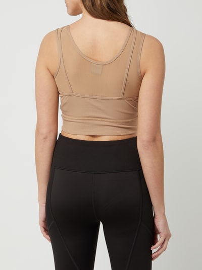 PUMA PERFORMANCE Bustier in dubbele-laagjeslook  Beige - 5