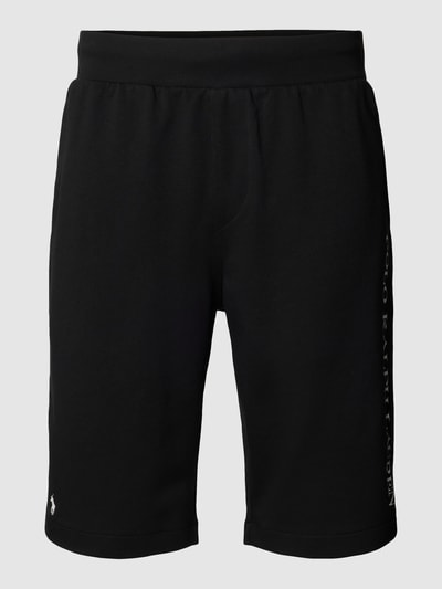 Polo Ralph Lauren Underwear Slim fit sweatshorts met labelstitching, model 'LOOPBACK' Zwart - 2