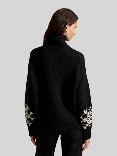 Polo Ralph Lauren Relaxed Fit Rollkragenpullover aus reiner Wolle Black 6