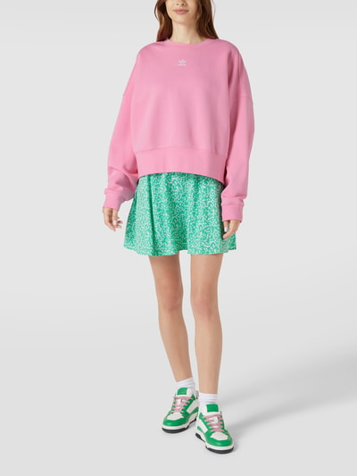 adidas Originals Sweatshirt mit Label-Stitching Modell 'SWEATSHIRT' Pink 1