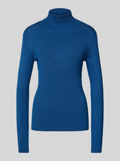 ICHI Strickpullover mit Rollkragen Modell 'MAFA' Blau 2