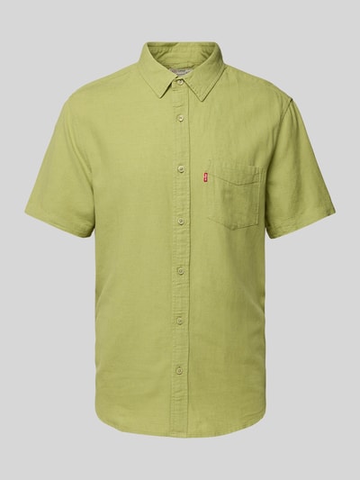 Levi's® Freizeithemd aus Leinen-Viskose-Mix mit Baumwoll-Anteil Gruen 2