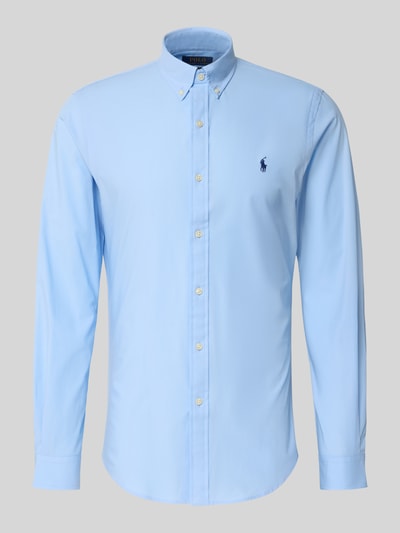 Polo Ralph Lauren Freizeithemd mit Knopfleiste Blau 2
