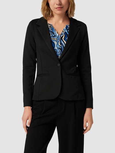 Saint Tropez Blazer met steekzakken, model 'Sia' Zwart - 4