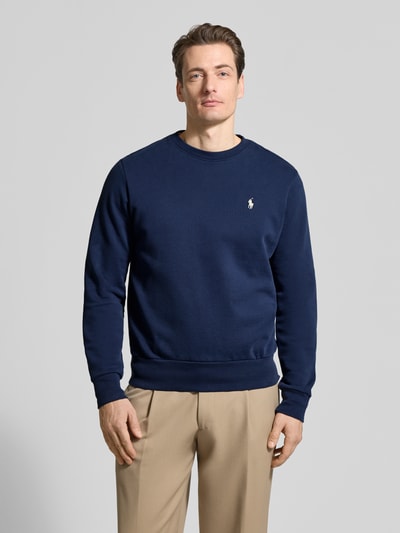 Polo Ralph Lauren Relaxed Fit Sweatshirt aus reiner Baumwolle Marine 4
