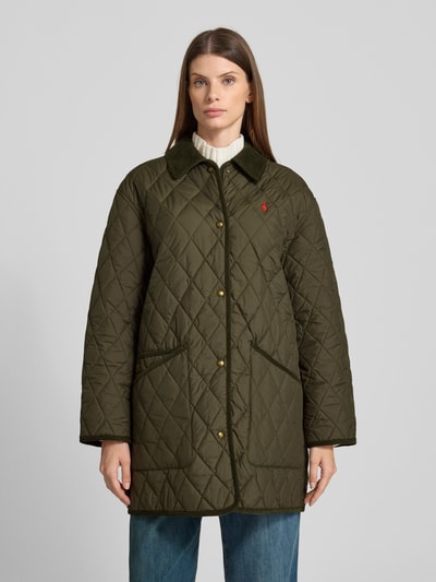 Polo Ralph Lauren Kurtka pikowana z wyhaftowanym logo Ciemnozielony 4