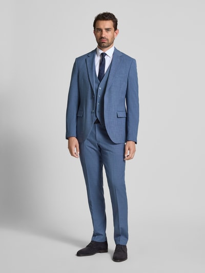 MCNEAL Slim Fit Sakko mit Brustleistentasche Blau 1