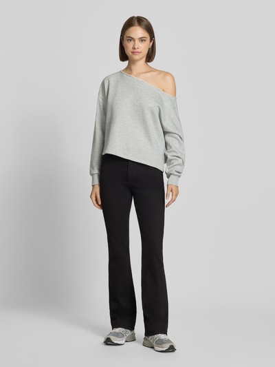 Calvin Klein Jeans skinny fit bootcut jeans van katoenmix Zwart - 1