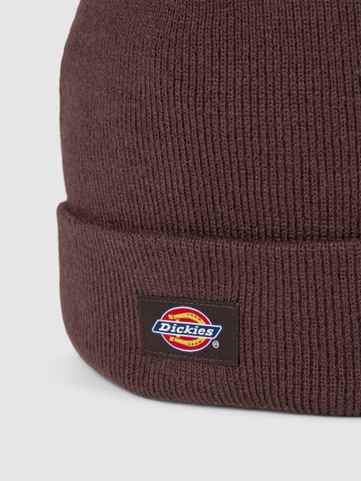 Dickies Beanie mit Label-Detail Dunkelbraun 2