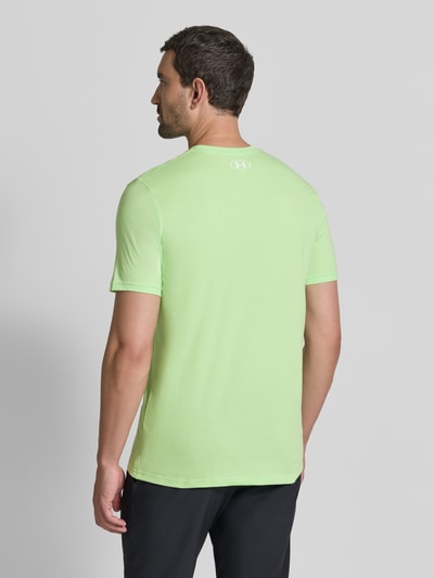 Under Armour T-shirt met logo en ronde hals Neon groen - 5