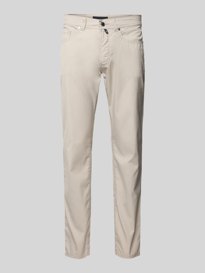 Pierre Cardin Tapered fit chino met structuurmotief, model 'Lyon' Kit - 2
