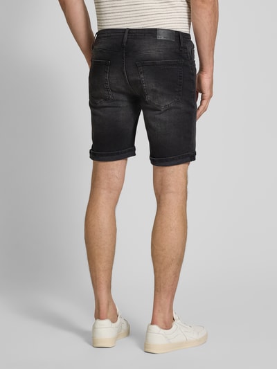 Antony Morato Skinny fit korte jeans in destroyed-look Zwart - 5