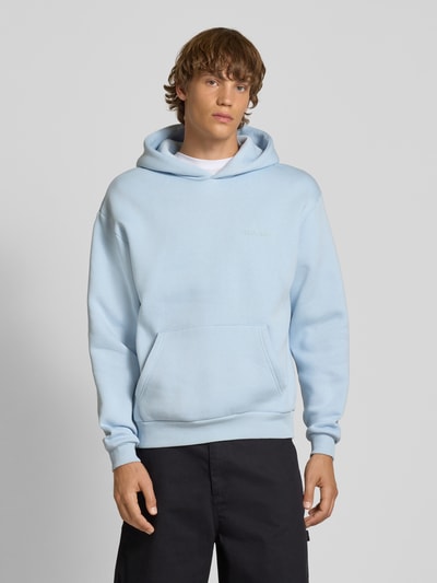 REVIEW Bluza z kapturem z napisem Lodowy błękitny 4