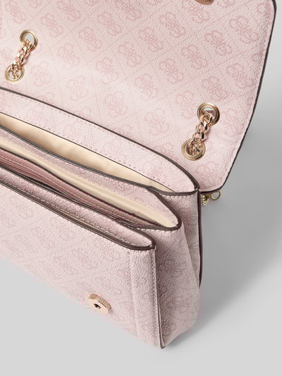 Guess Handtasche mit Label-Applikation Modell 'NOELLE' Rose 5