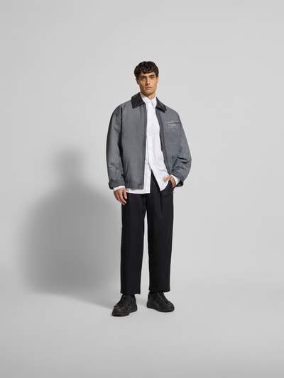 Diesel Jacke mit Kentkragen Mittelgrau 1