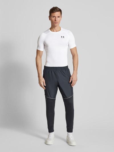 Under Armour T-Shirt mit Label-Print Weiss 1