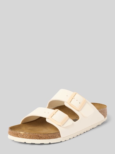 Birkenstock Slides mit Dornschließen Modell 'Arizona' Beige 1