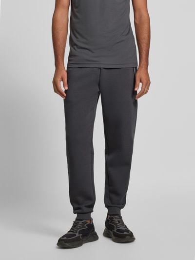 EA7 Emporio Armani Sweatpants mit elastischem Bund Mittelgrau 4